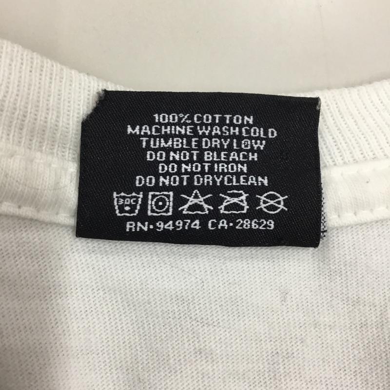 ステューシー STUSSY Tシャツ 長袖 ロンT S ロゴ、文字 白 / ホワイト / メンズ USED 古着 中古 10117082