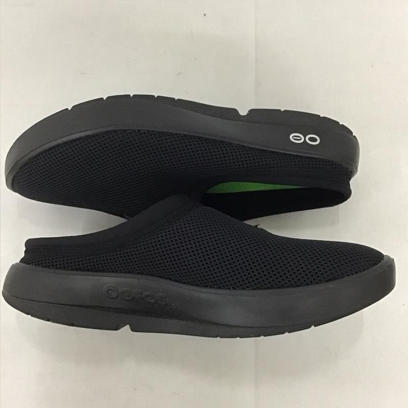 ウーフォス OOFOS サンダル サンダル 02012024 サボ EU43 ロゴ、文字 黒 / ブラック / メンズ USED 古着 中古 10132469