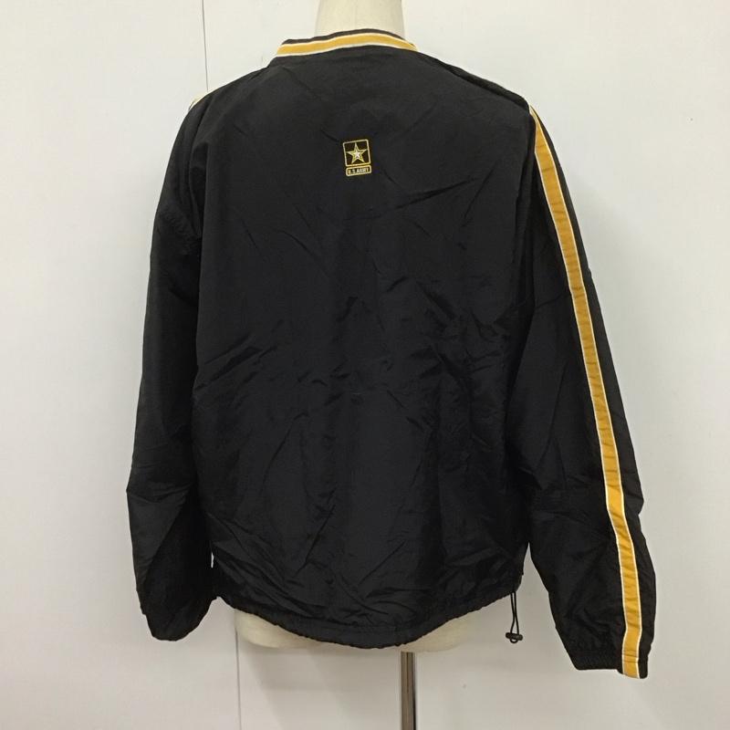オーガスタスポーツウェア AUGUSTA SPORTSWEAR ジャケット、上着 ジャケット、ブレザー オーバーナイロンジャケット プルオーバー L ワンポイント 黒 / ブラック / X 黄 / イエロー / メンズ USED 古着 中古 10107053