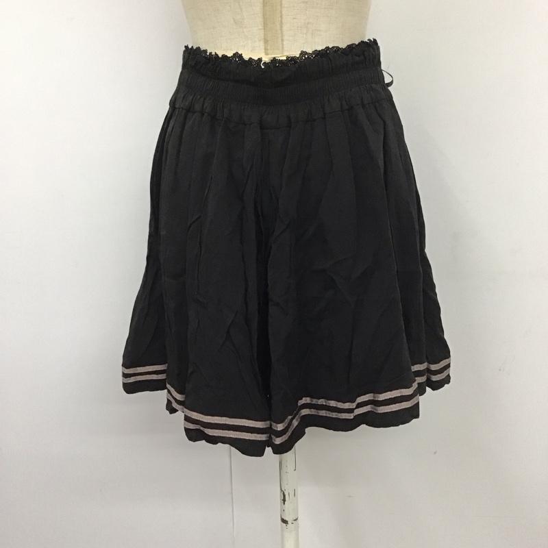 アクシーズファム axes femme パンツ ショートパンツ M 無地 黒 / ブラック / レディース USED 古着 中古 10110287
