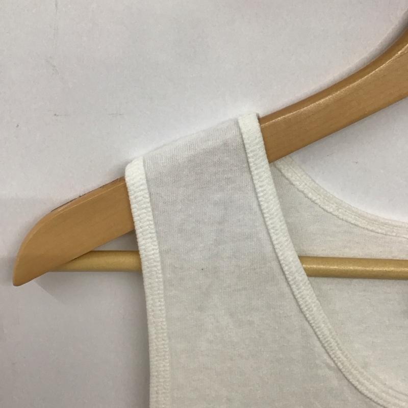 ステューシー STUSSY タンクトップ タンクトップ L ロゴ、文字 X プリント 白 / ホワイト / メンズ USED 古着 中古 10133103