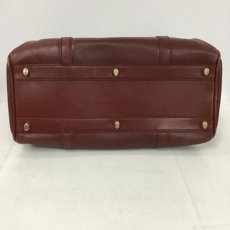 カルティエ Cartier ボストンバッグ ボストンバッグ マストライン ミニボストン ハンドバッグ ロゴ、文字 茶 / ブラウン / レディース USED 古着 中古 10132847