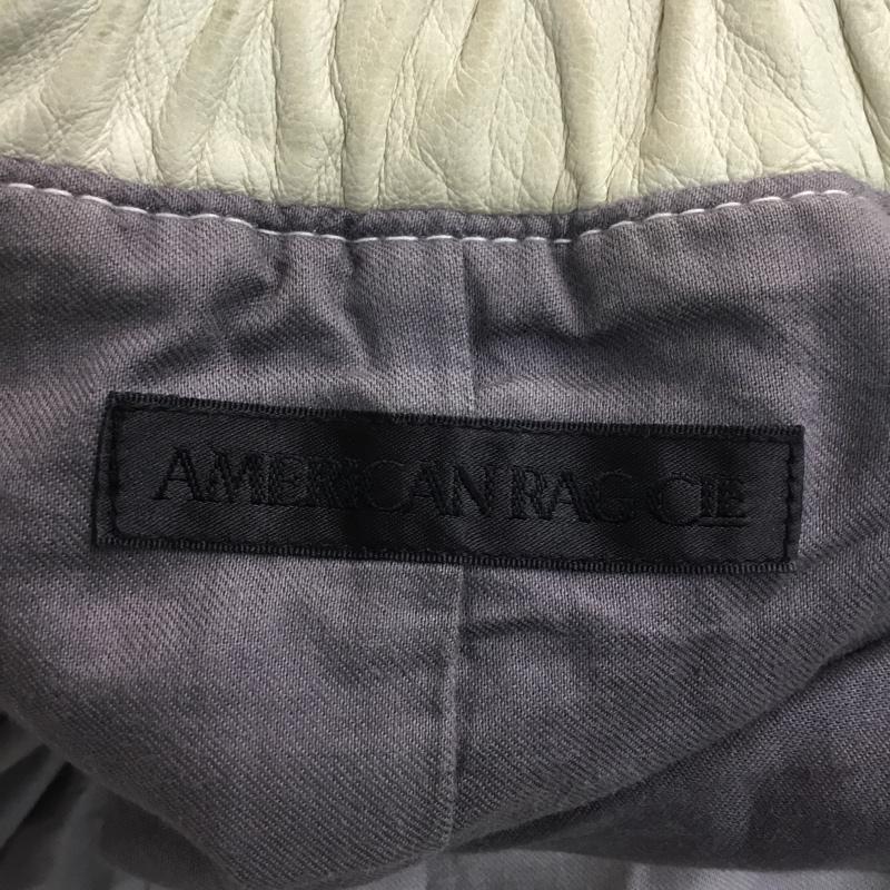 アメリカンラグシー AMERICAN RAG CIE ジャケット、上着 レザージャケット FREE 無地 オフホワイト / オフホワイト / レディース USED 古着 中古 10042261