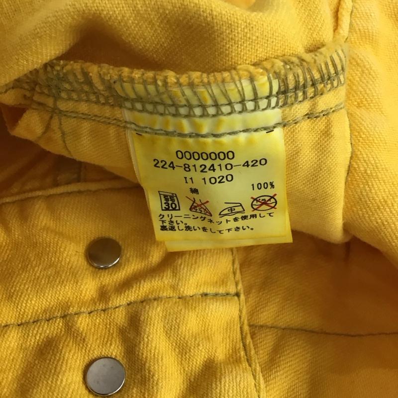 トミーガール tommy girl スカート ミニスカート S 無地 黄 / イエロー / レディース USED 古着 中古 10146290