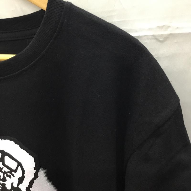 古着 USED Tシャツ 半袖 半袖カットソー プリントTシャツ クルーネックカットソー L プリント 黒 / ブラック / メンズ USED 古着 中古 10108355
