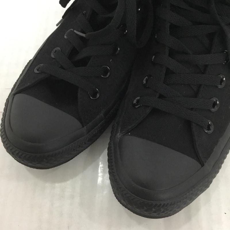 コンバース CONVERSE スニーカー スニーカー 32060187 CANVAS ALL STAR HI 26cm 26.0cm ロゴ、文字 黒 / ブラック / メンズ USED 古着 中古 10123652