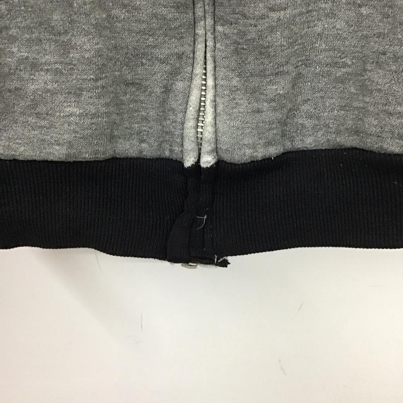 ナイキ NIKE パーカー 長袖 長袖パーカー ジップアップパーカー スウェット M ロゴ、文字 灰 / グレー / メンズ USED 古着 中古 10130804