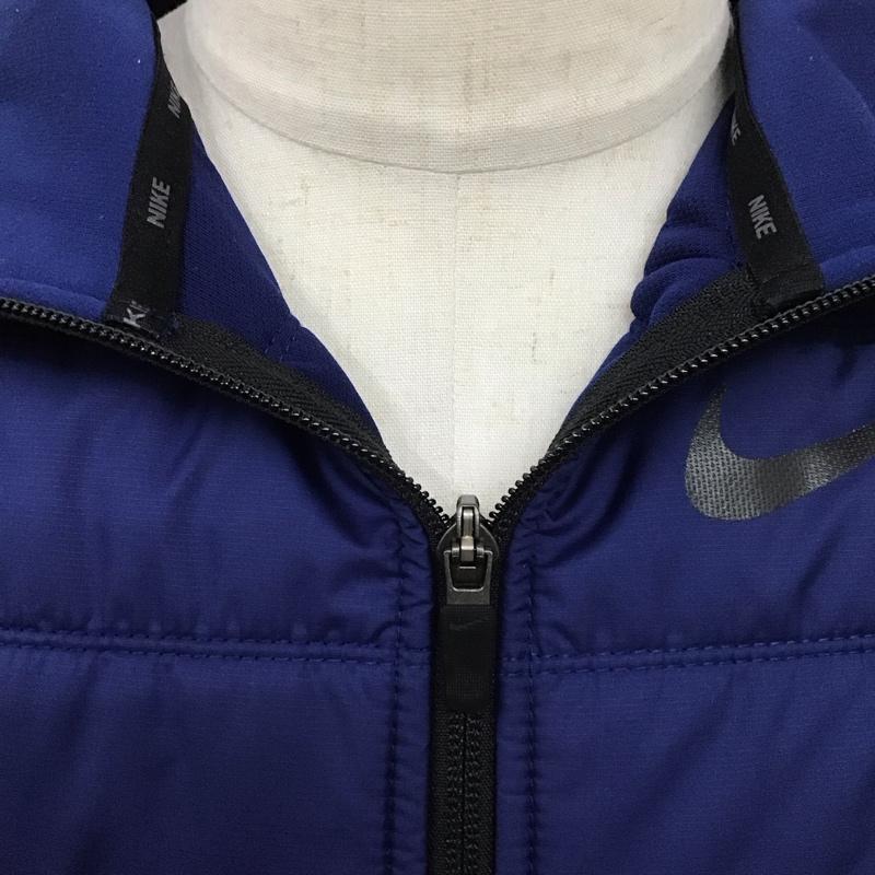 ナイキ NIKE パーカー 長袖 cj5170-492 ジップアップジャケット パーカー S ロゴ、文字 青 / ブルー / メンズ USED 古着 中古 10126789