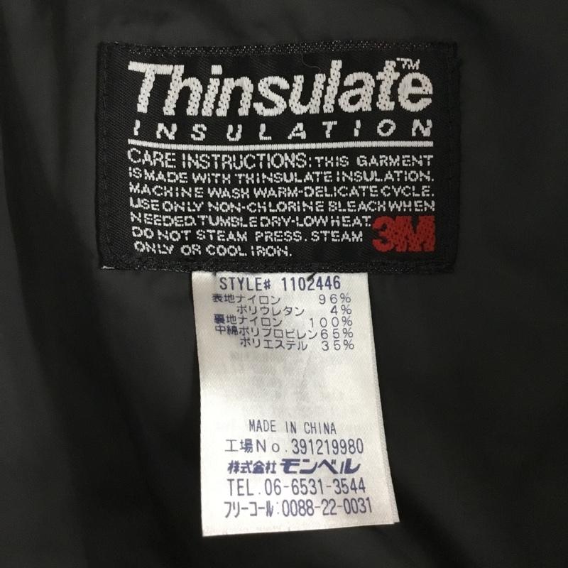 モンベル mont-bell パンツ ワークパンツ、ペインターパンツ 1102446 インシュレーテッドアルパイン ワイドパンツ ナイロンパンツ L 無地 黒 / ブラック /  メンズ USED 古着 中古 10120092