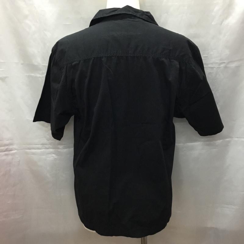 古着 USED シャツ、ブラウス 半袖 半袖シャツ カラーシャツ 半袖カットソー アロハシャツ S 花柄 X プリント 白 / ホワイト / X 黒 / ブラック /  メンズ USED 古着 中古 10108701