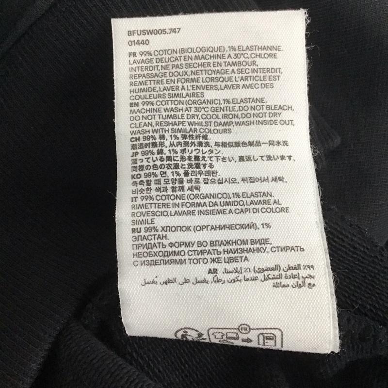 アミアレクサンドルマテュッシ AMI Alexandre Mattiussi トレーナー 長袖 長袖トレーナー スウェット クルーネック プルオーバー XXL ロゴ、文字 黒 / ブラック / メンズ USED 古着 中古 10143441