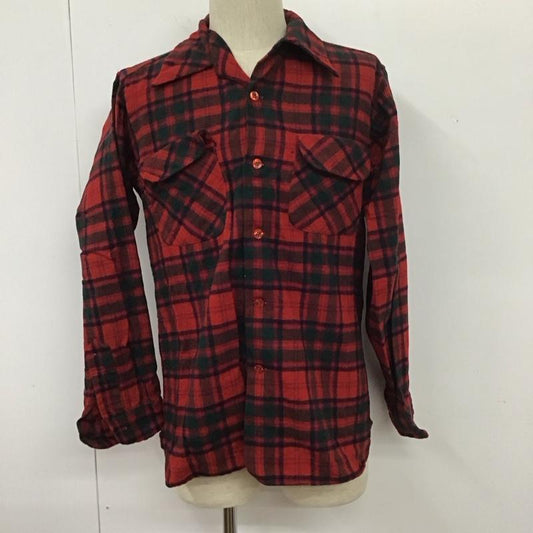ペンドルトン PENDLETON シャツ、ブラウス 長袖 長袖シャツ カラーシャツ ポケットシャツ 長袖カットソー チェックシャツ 70s M チェック マルチカラー / マルチカラー /  メンズ USED 古着 中古 10109849