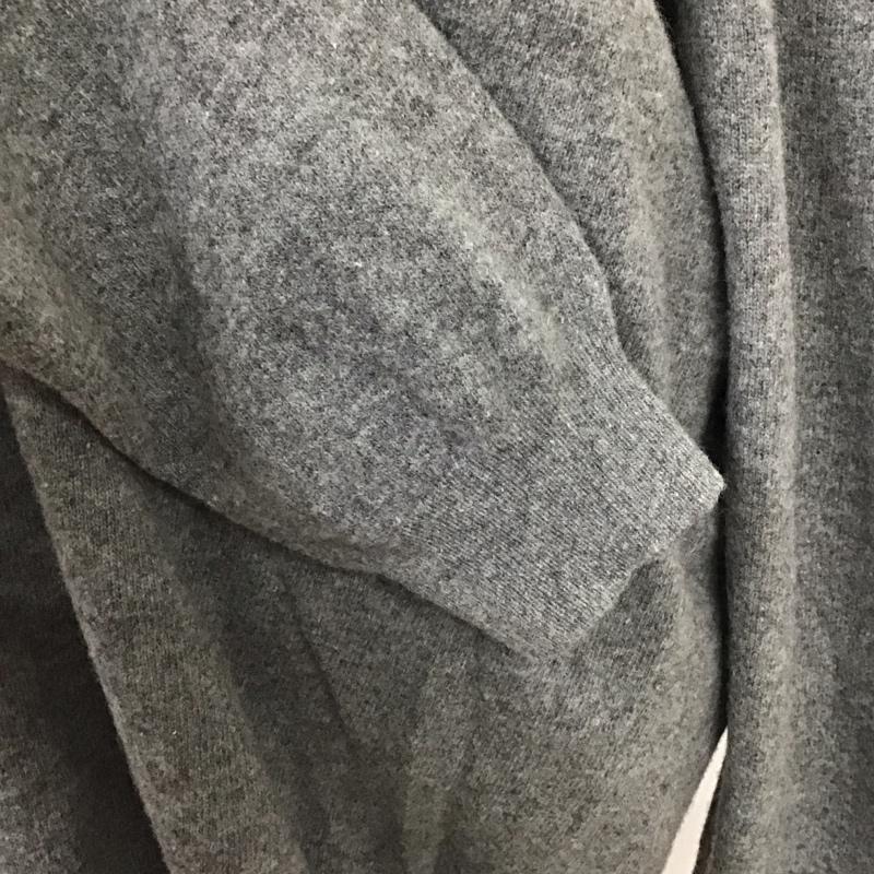 ザラ ZARA ニット、セーター 長袖 長袖ニットカットソー セーター クルーネック XL 無地 灰 / グレー / レディース USED 古着 中古 10118513