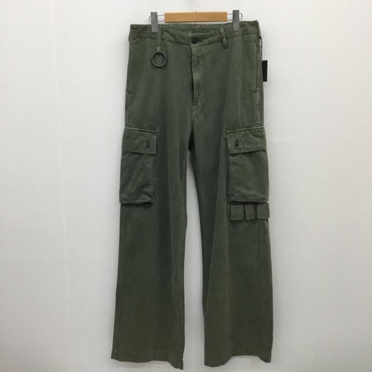 マインデニム MINEDENIM パンツ デニム、ジーンズ MINEDENIM / DENIM WIDE CARGO PANTS 30 無地 カーキ / カーキ /  メンズ USED 古着 中古 10123118
