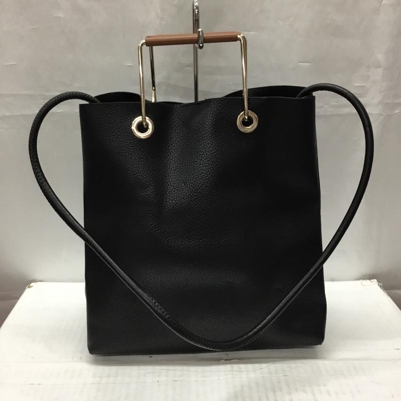 ザラ ZARA ショルダーバッグ ショルダーバッグ 2006 004 040 ポーチ付き 無地 黒 / ブラック / レディース USED 古着 中古 10108907