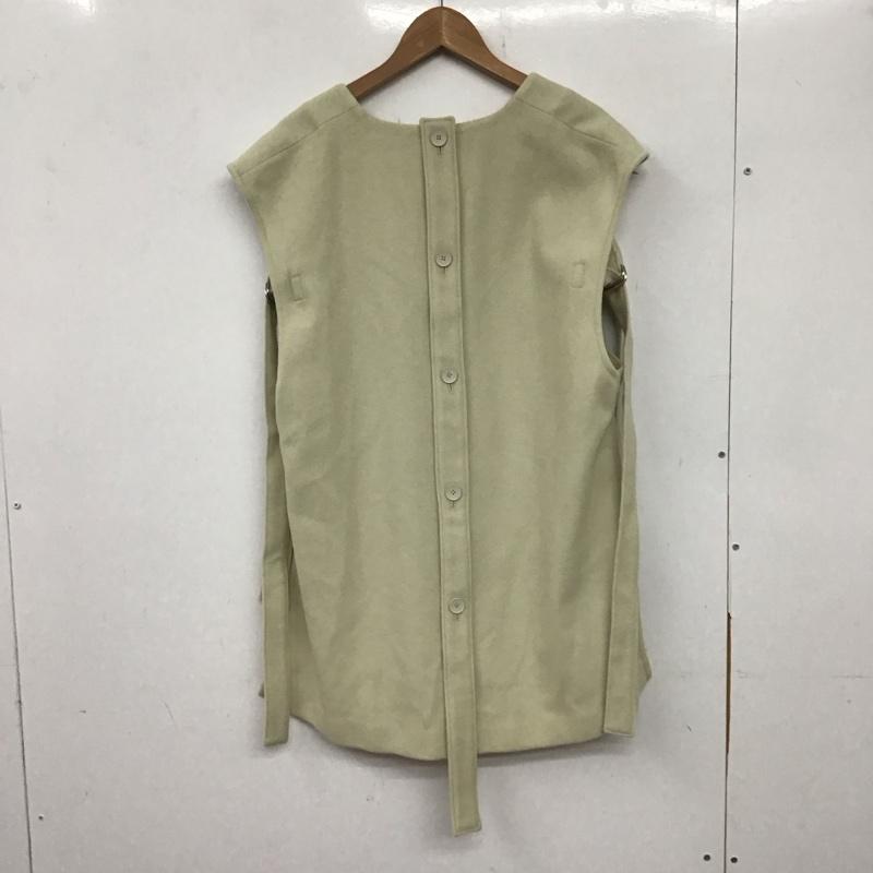 ユナイテッドトウキョウ UNITED TOKYO ベスト ベスト 500557002 Vneck side belt vest 0 無地 薄緑 / ライトグリーン / レディース USED 古着 中古 10137411