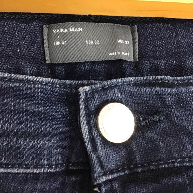 ザラメン ZARA MAN パンツ デニム、ジーンズ デニムパンツ スリムパンツ カジュアルパンツ ストレッチパンツ 42インチ 無地 インディゴ / インディゴ / メンズ USED 古着 中古 10130065