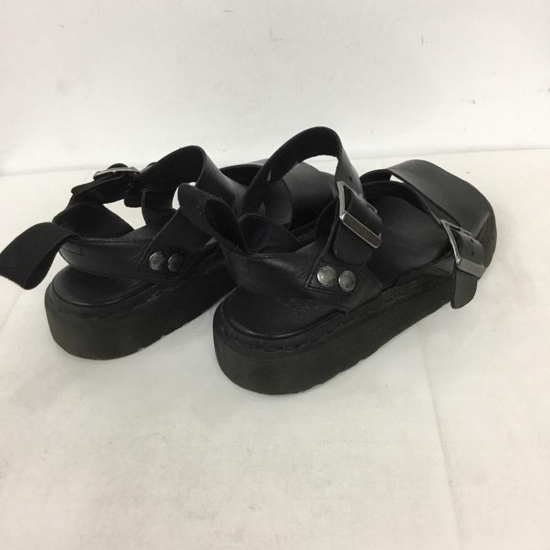 ドクターマーチン Dr.Martens サンダル サンダル レザー UK6 US:7 無地 黒 / ブラック / レディース USED 古着 中古 10131647