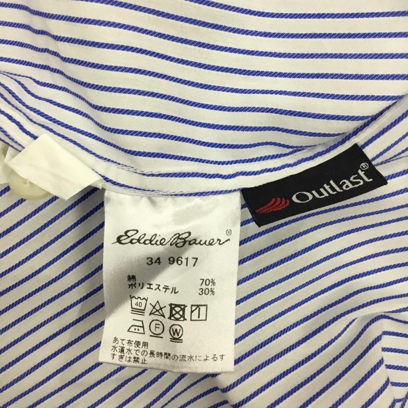 エディーバウアー Eddie Bauer シャツ、ブラウス 長袖 長袖シャツ カラーシャツ ポケットシャツ 長袖カットソー ストライプシャツ S ストライプ マルチカラー / マルチカラー / メンズ USED 古着 中古 10115112