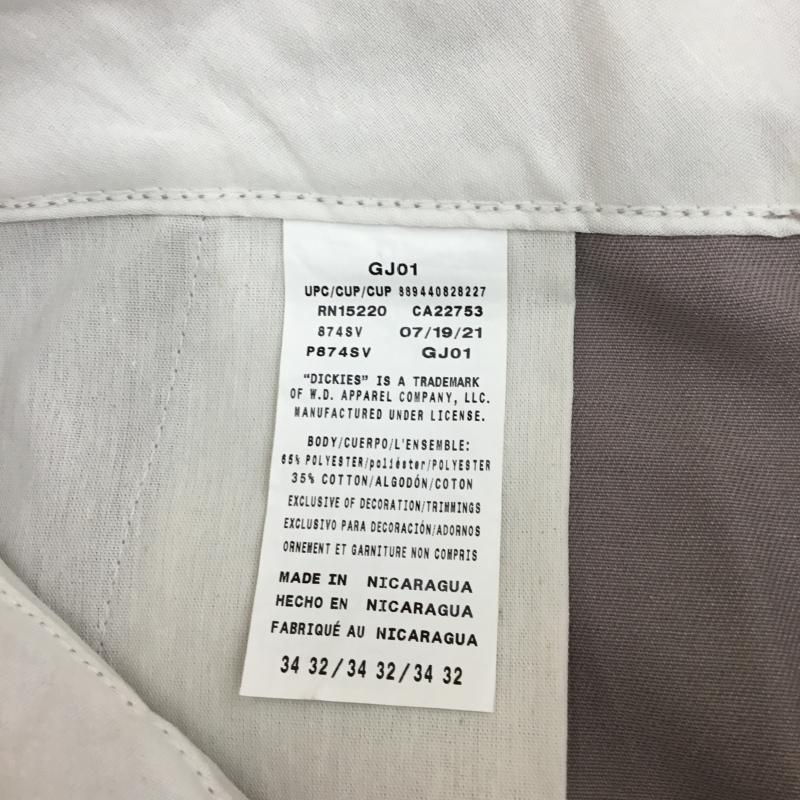 ディッキーズ Dickies パンツ ワークパンツ、ペインターパンツ Dickies ワークパンツ 34 ロゴ、文字 灰 / グレー / メンズ USED 古着 中古 10129901