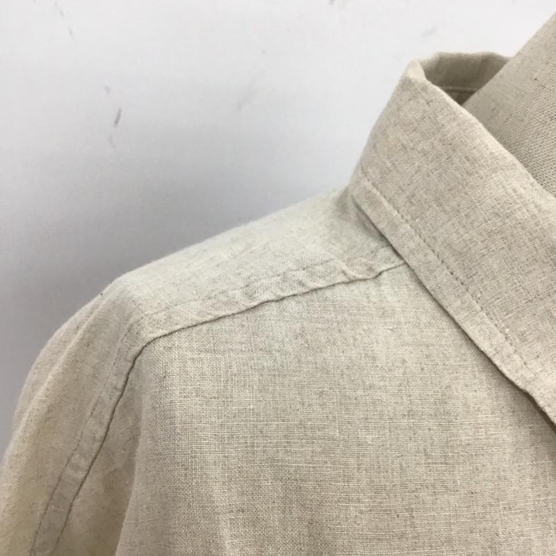 フリークスストア FREAK S STORE シャツ、ブラウス 長袖 201-3007 リネンシャツ FREE 無地 ベージュ / ベージュ / レディース USED 古着 中古 10116318