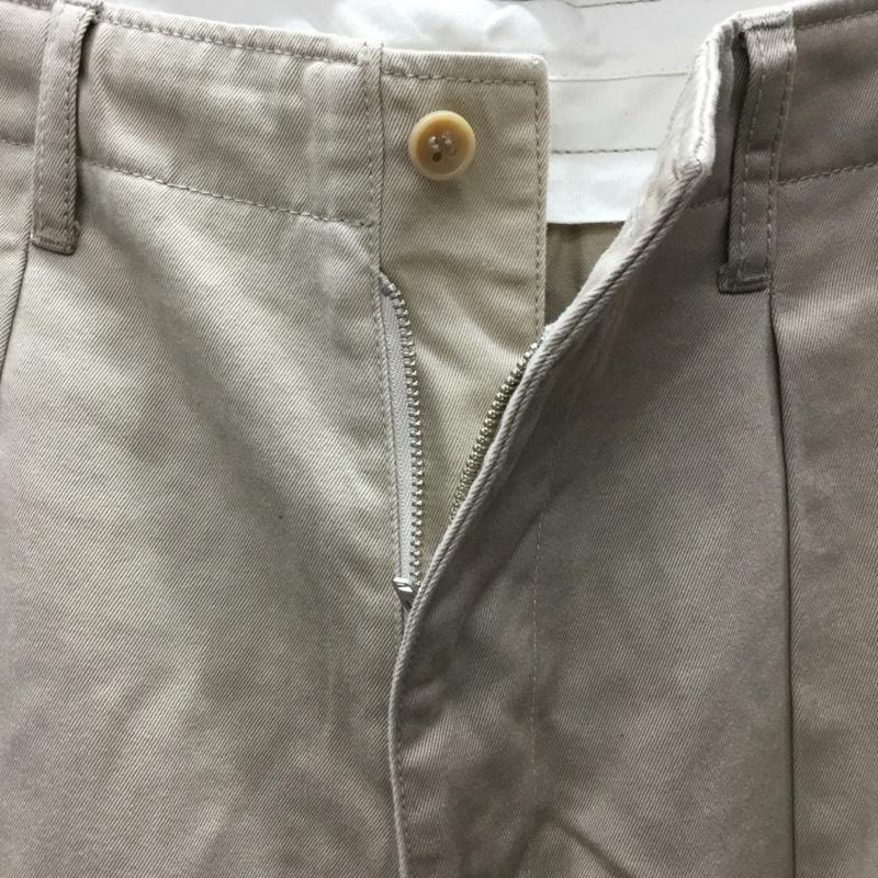 エディフィス EDIFICE パンツ チノパン チノパン カジュアルパンツ ワイドパンツ ストレートパンツ L 無地 ベージュ / ベージュ /  メンズ USED 古着 中古 10121613