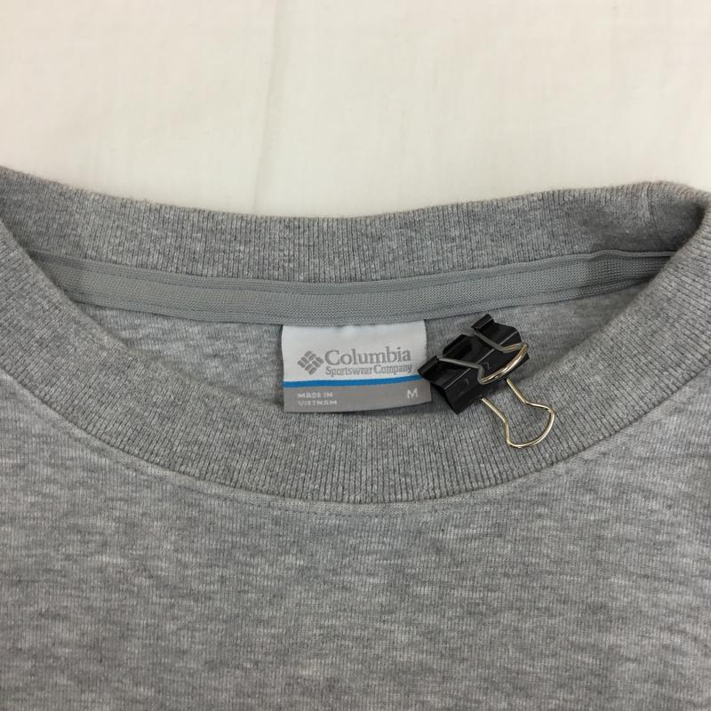 コロンビア Columbia トレーナー 長袖 スウェット 223PM 4402 M ロゴ、文字 X 刺繍 灰 / グレー / メンズ USED 古着 中古 10136374