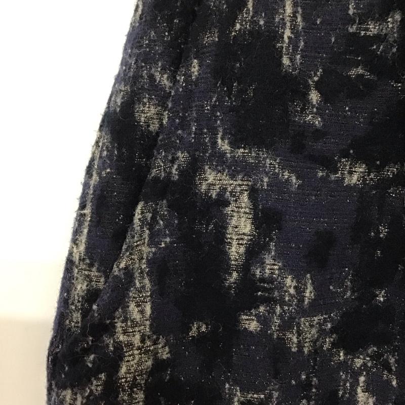 アーバンリサーチドアーズ URBAN RESEARCH DOORS スカート ひざ丈スカート DR77-25R702 ジャガードロングタイトスカート 36 総柄 紺 / ネイビー /  レディース USED 古着 中古 10132819