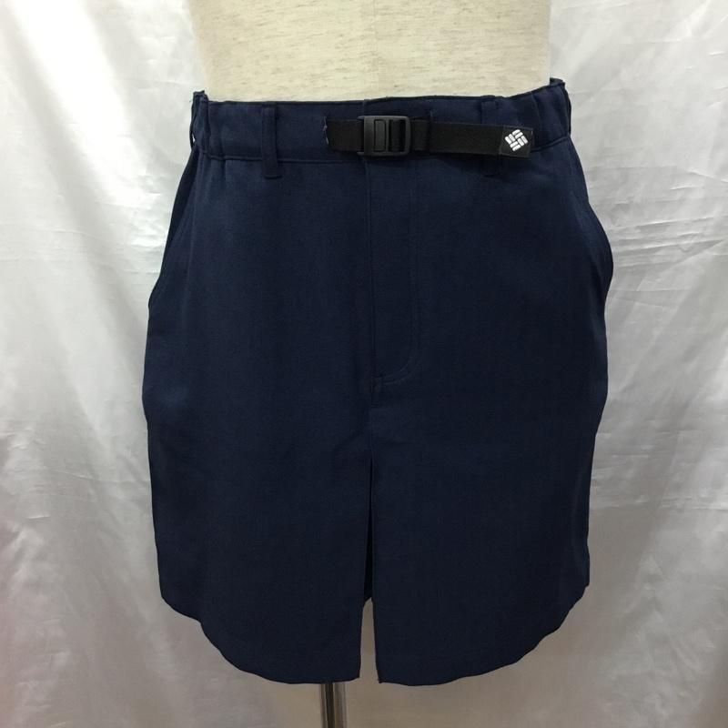 コロンビア Columbia パンツ ショートパンツ 218 PL4048 ショートパンツ ハーフパンツ L 無地 紺 / ネイビー /  メンズ USED 古着 中古 10120959