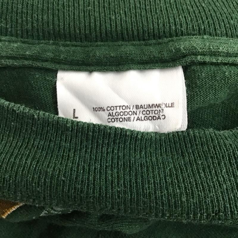 古着 USED Tシャツ 半袖 半袖カットソー プリントTシャツ クルーネックカットソー L プリント 緑 / グリーン / メンズ USED 古着 中古 10140958