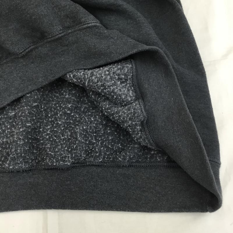 ギルダン GILDAN パーカー 長袖 FOOT BALL XL プリント 灰 / グレー / メンズ USED 古着 中古 10136077