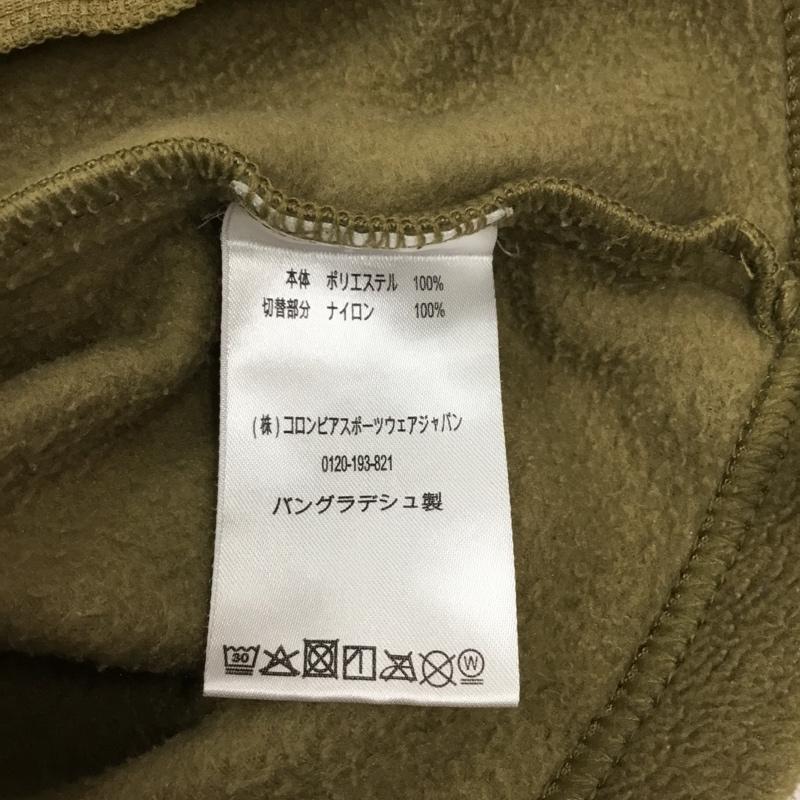 コロンビア Columbia ジャケット、上着 ジャンパー、ブルゾン フリース S ロゴ、文字 カーキ / カーキ / メンズ USED 古着 中古 10108857