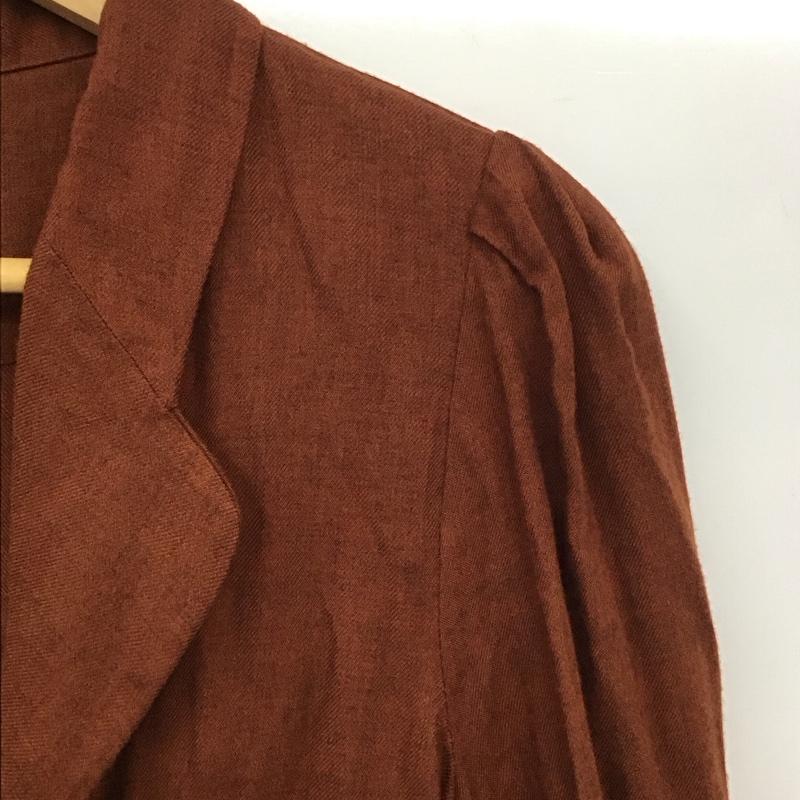 ザラ ZARA ジャケット、上着 ジャケット、ブレザー 7385/204/658 テーラードジャケット M 無地 茶 / ブラウン / レディース USED 古着 中古 10131030