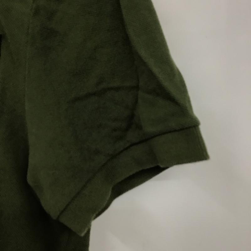 ラコステ LACOSTE ポロシャツ 半袖 5 無地 緑 / グリーン / メンズ USED 古着 中古 10128553