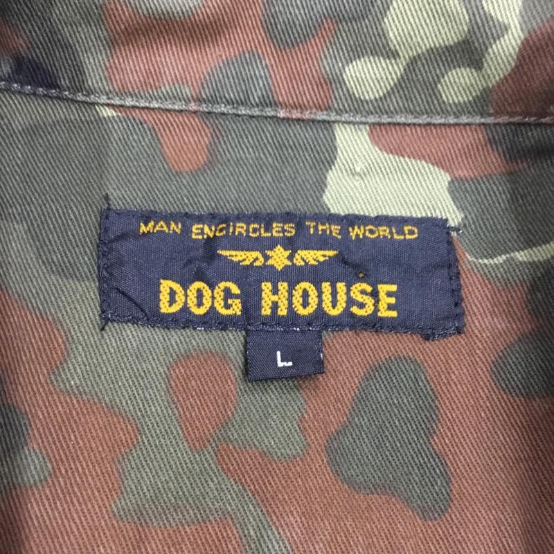 ドッグハウス DOG HOUSE ジャケット、上着 ジャケット、ブレザー ミリタリージャケット 半袖シャツカットソー 古着 ミリタリーシャツ L カモフラージュ柄・迷彩 マルチカラー / マルチカラー /  メンズ USED 古着 中古 10108838