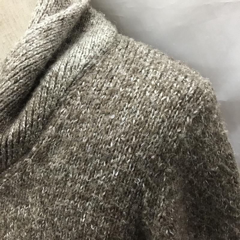 ビームス ハート BEAMS HEART カーディガン 長袖 42-15-0099-819 ショールカラー M 無地 茶 / ブラウン / メンズ USED 古着 中古 10119819