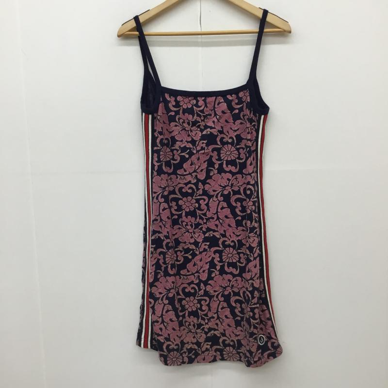 ディーゼル DIESEL ワンピース ミニスカート S 総柄 桃 / ピンク / X 紺 / ネイビー / レディース USED 古着 中古 10133779