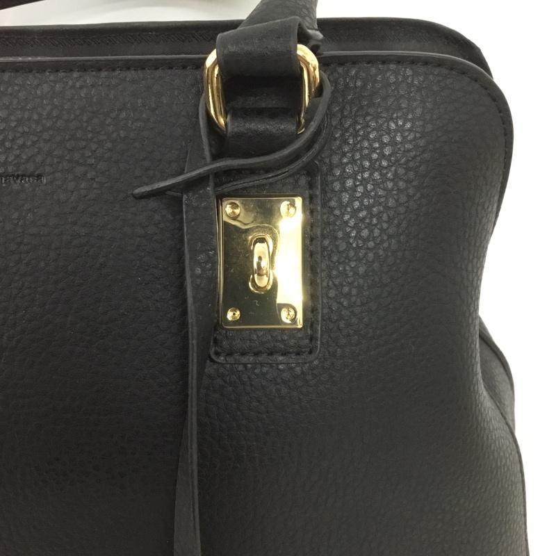 サマンサタバサ Samantha Thavasa トートバッグ トートバッグ ショルダー ロゴ、文字 黒 / ブラック / レディース USED 古着 中古 10133240