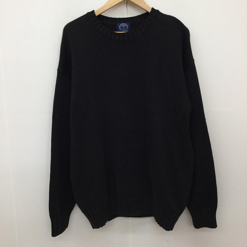 ギャップ GAP ニット、セーター 長袖 old gap 90s L 無地 黒 / ブラック / メンズ USED 古着 中古 10137783