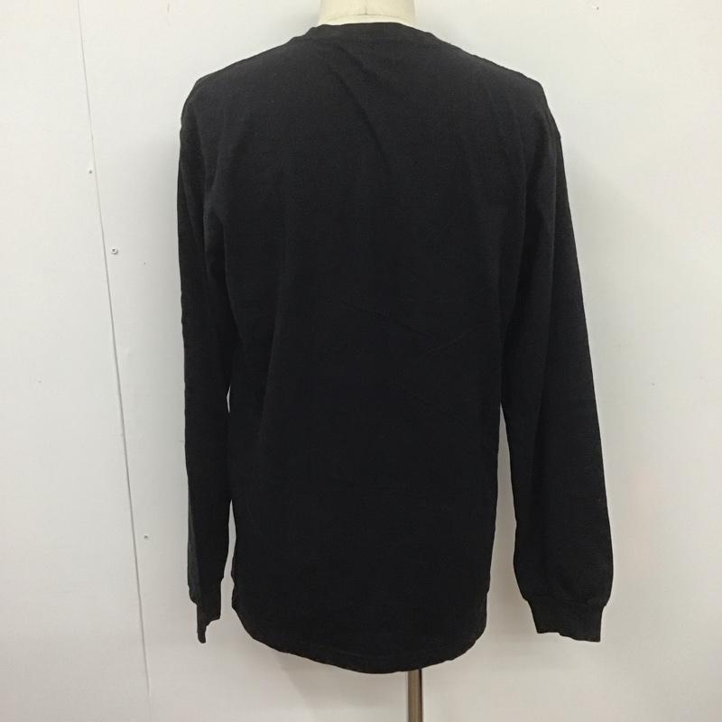 エクストララージ XLARGE カットソー 長袖 長袖カットソー クルーネックカットソー ロングスリーブカットソー プリントTシャツ L ロゴ、文字 黒 / ブラック /  メンズ USED 古着 中古 10108484