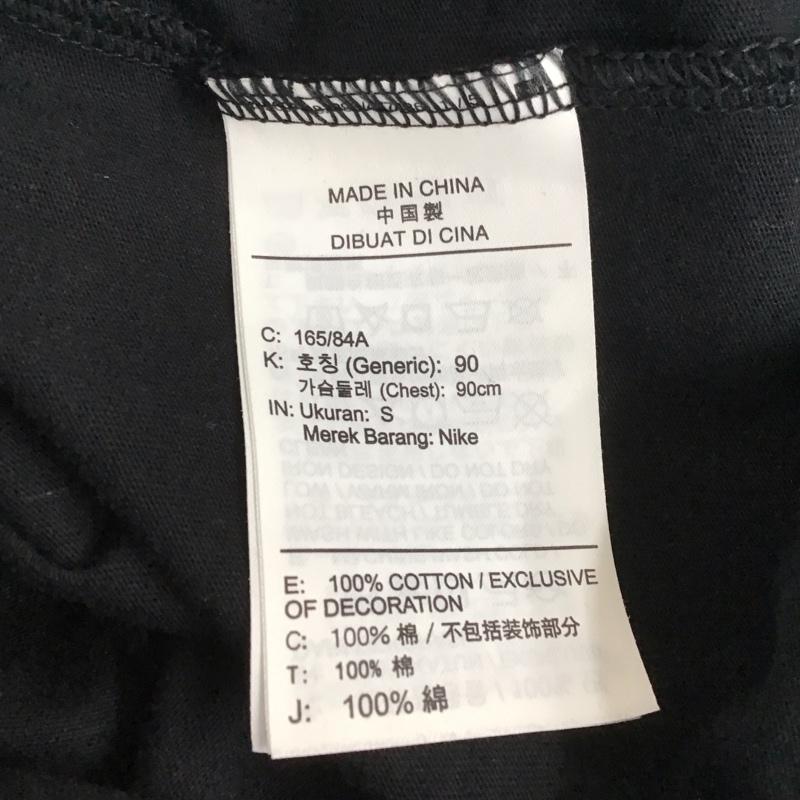 ナイキ NIKE Tシャツ 半袖 CT6869-010 M NSW TEE FTWR DSTRD BM バックプリント S ロゴ、文字 黒 / ブラック / メンズ USED 古着 中古 10107316