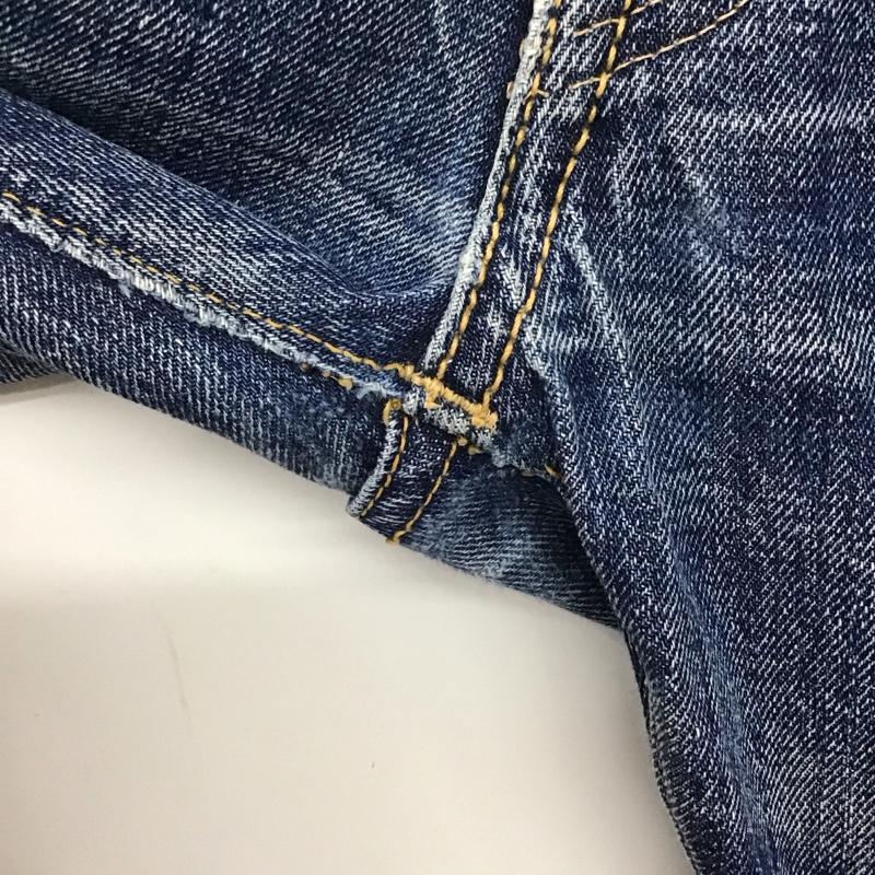 ウエアハウス WAREHOUSE パンツ デニム、ジーンズ デニムパンツ ワイドパンツ カジュアルパンツ 36 無地 インディゴ / インディゴ / メンズ USED 古着 中古 10132707