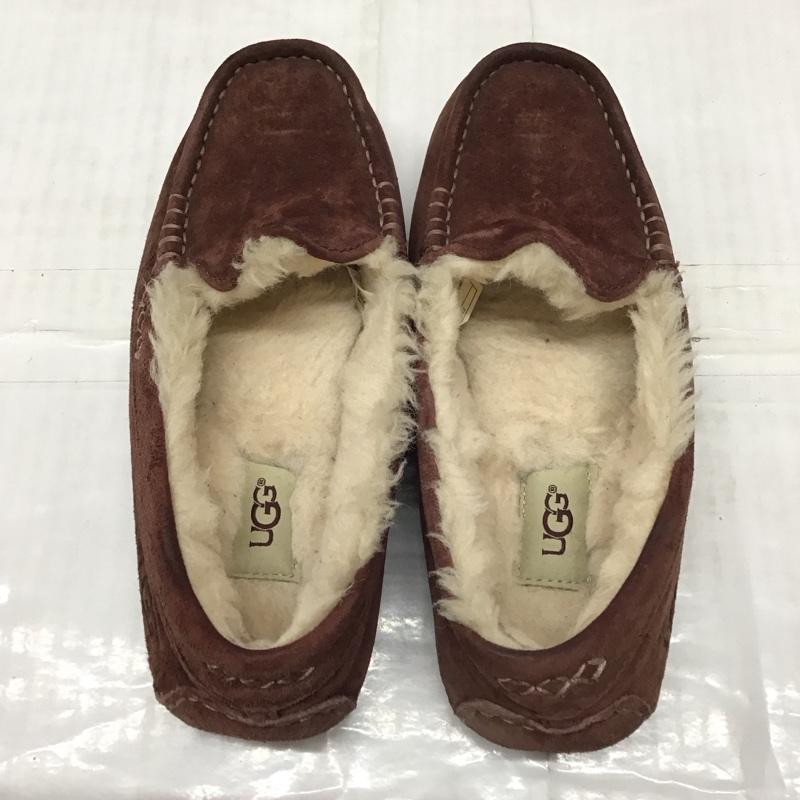 アグ UGG カジュアルシューズ カジュアルシューズ 3312 ANSLEY モカシン 23cm 23.0cm ロゴ、文字 紫 / パープル / レディース USED 古着 中古 10117347