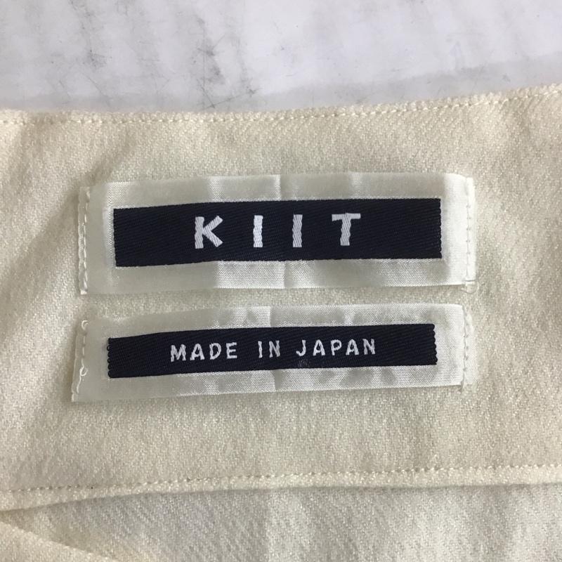 キート kiit カットソー 長袖 長袖カットソー Vネックシャツカットソー カジュアルシャツカットソー 3 無地 ベージュ / ベージュ / メンズ USED 古着 中古 10107766