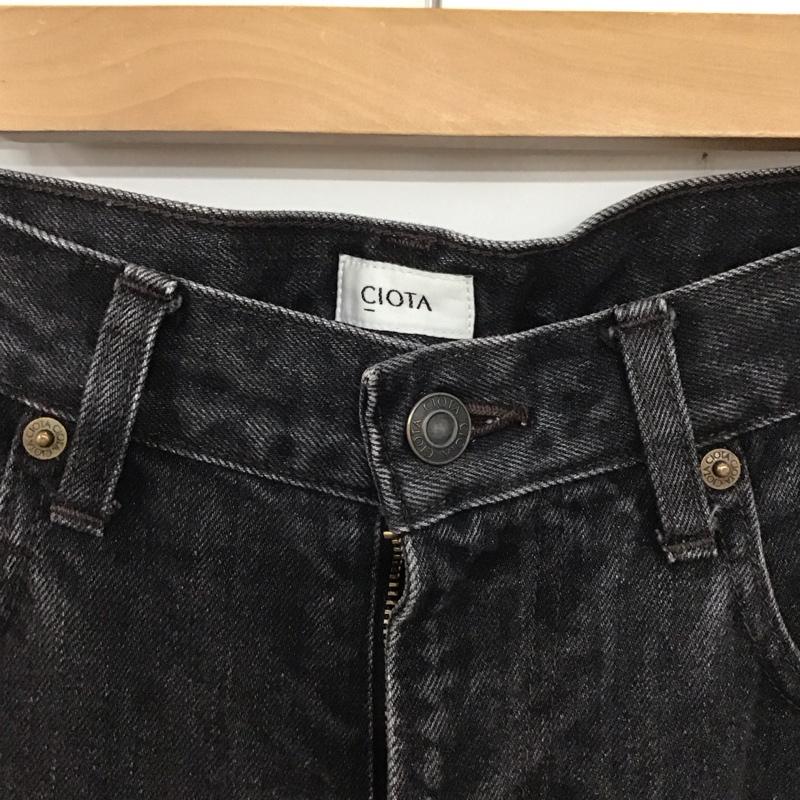 シオタ CIOTA パンツ デニム、ジーンズ NPTM-2TP 32インチ 無地 黒 / ブラック / メンズ USED 古着 中古 10134831