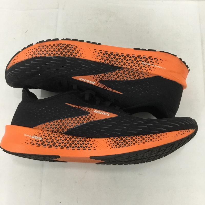 ブルックス BROOKS スニーカー スニーカー 1103391D064 ランニングシューズ ハイペリオンテンポ 29cm 29.0cm ロゴ、文字 黒 / ブラック / X 橙 / オレンジ / メンズ USED 古着 中古 10133897