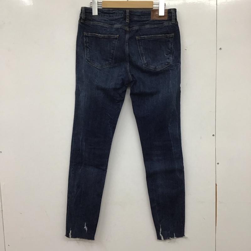 ザラ ZARA パンツ デニム、ジーンズ 38 無地 インディゴ / インディゴ / レディース USED 古着 中古 10137886