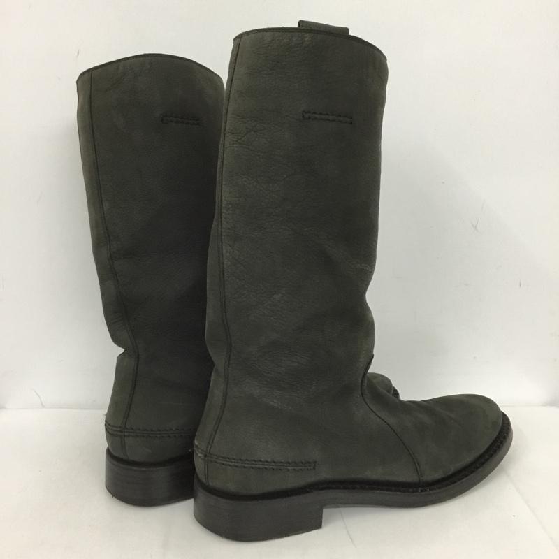 ディオールオム Dior homme ブーツ 一般 10HBM ペコスブーツ ロングブーツ 43 無地 灰 / グレー / メンズ USED 古着 中古 10124612