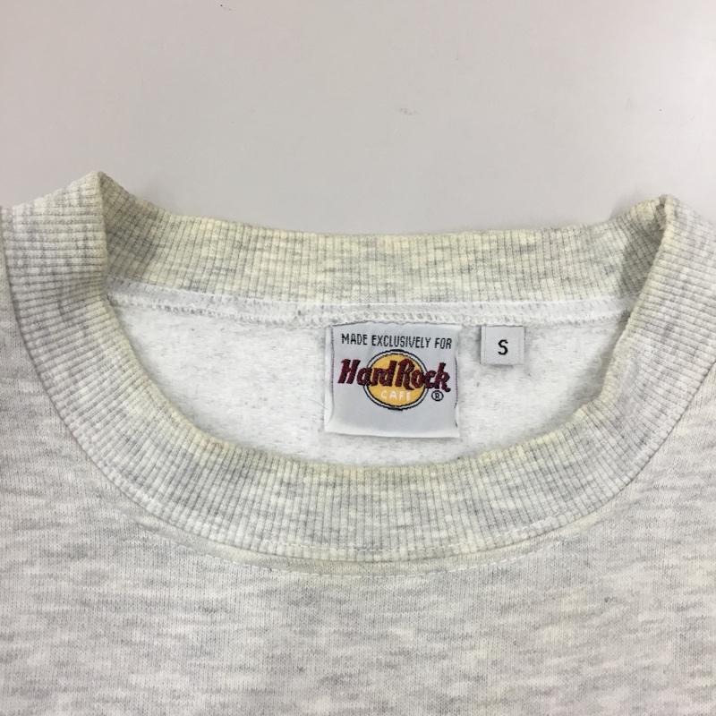 ハードロックカフェ HARD ROCK CAFE トレーナー 長袖 長袖 S ロゴ、文字 灰 / グレー / メンズ USED 古着 中古 10115633