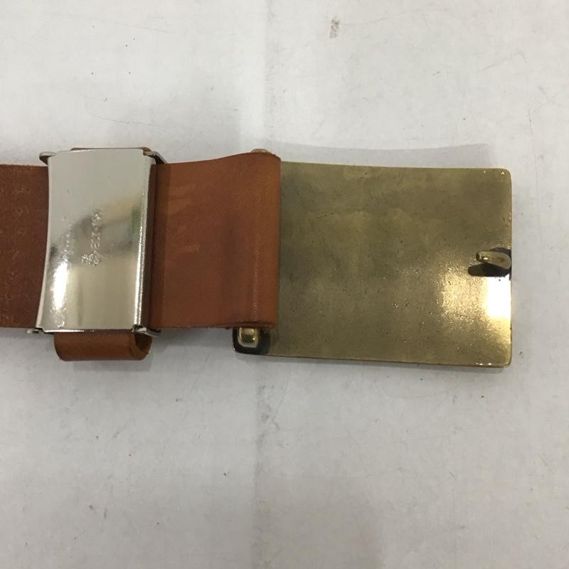 アヴィレックス AVIREX ベルト・バックル ベルト レザー ロゴ、文字 茶 / ブラウン / メンズ USED 古着 中古 10132448